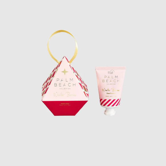 Winter Berries Hanging Bauble Hand Lotion 50ml