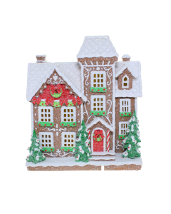 Led Gingerbread Townhouse 35cm